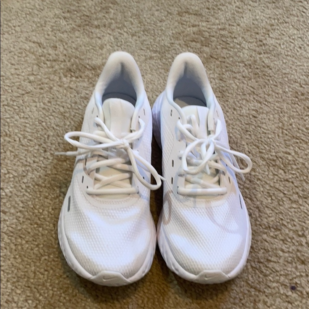 White Nike Tennis Shoes